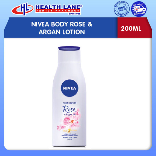 NIVEA BODY ROSE & ARGAN LOSYEN 200ML